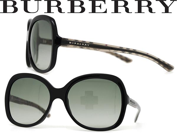 【カード決済OK！】【送料無料】グラデーションブラックサングラス バーバリー BURBERRY アイウェア 0BE-4077-3177-11