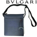 BVLGARI バッグ ブルガリ メンズ 型押しレザー メッセンジャー デニムサファイア 39389 ブランド