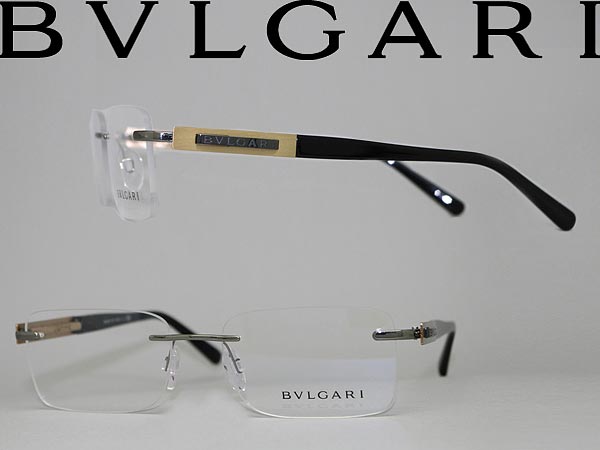 【カード決済OK！】【送料無料】眼鏡 BVLGARI ブラック×ゴールド ブルガリ メガネフレーム めがね アイウェア 0BV-1042-103