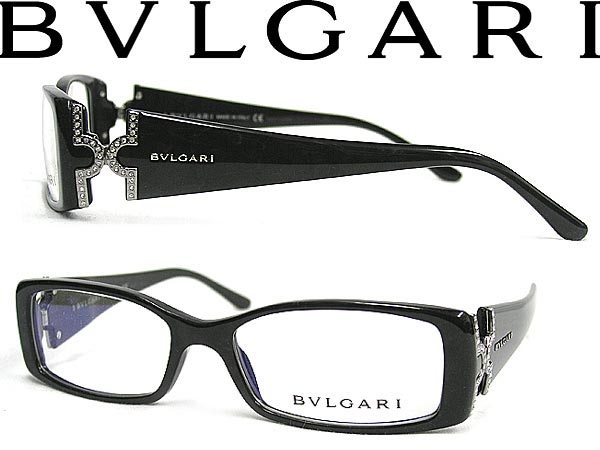 【カード決済OK！】【送料無料】ブルガリ BVLGARI メガネフレーム 眼鏡 めがね ブラック 0BV-473B-836