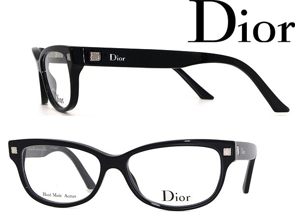 【カード決済OK！】【送料無料】Christian Dior 眼鏡 ブラック クリスチャン・ディオール CD メガネフレーム めがね CRD-CD3179-HF6 WN0019