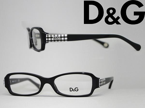 【カード決済OK！】【送料無料】D&G 眼鏡 ブラック メガネフレーム めがね アイウェア 0DD-1206-1838