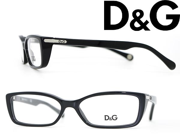 【カード決済OK！】【送料無料】眼鏡 D&G ブラック メガネフレーム めがね 0DD-1219-501 WN0019
