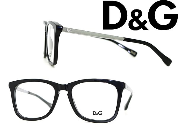 【カード決済OK！】【送料無料】めがね D&G ブラック メガネフレーム 眼鏡 0DD-1231-501 WN0019
