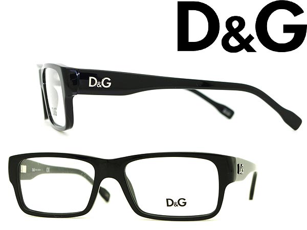 【カード決済OK！】【送料無料】メガネフレーム D&G ブラック 眼鏡 めがね アイウェア 0DD-1210-501