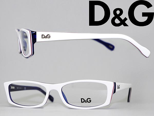 【カード決済OK！】【送料無料】D&G メガネフレーム ホワイト×レッド 眼鏡 めがね アイウェア 0DD-1212-1873 □■値下げ■□