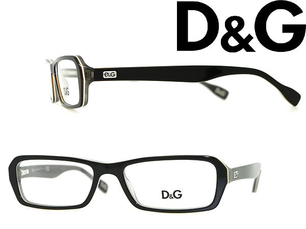 【カード決済OK！】【送料無料】D&G 眼鏡 ブラックメガネフレーム めがね アイウェア 0DD-1225-1871
