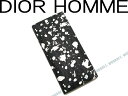 【送料無料】DIOR HOMME ディオールオム ロゴ柄 ブラック 2つ折り長財布 小銭入れあり 2PEBC002-XLOH07E ブランド/メンズ/男性用