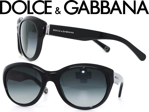 【カード決済OK！】【送料無料】ドルチェ＆ガッバーナ グラデーションブラックサングラス DOLCE&GABBANA ドルガバ アイウェア 0DG-4128-501-8G WN0007