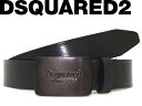 【カード決済OK！】【送料無料】ブラックベルト ディースクエアード DSQUARED2 レザー '12秋冬 D2 W12BE4406-V291-5420 WN0016