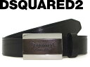 【カード決済OK！】【送料無料】DSQUARED2 ブラックベルト レザー ディースクエアード '12秋冬 D2 W12BE4409-V291-5420 WN0016