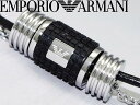 レザーコンビチョーカーネックレス EMPORIO ARMANI エンポリオアルマーニ EGS1428040 WN0013■■クレジットカード決済も可能！■■＜eコレクト＞佐川急便が玄関先で決済いたします。人気のEMPORIO ARMANIエンポリオアルマーニ ネックレス！