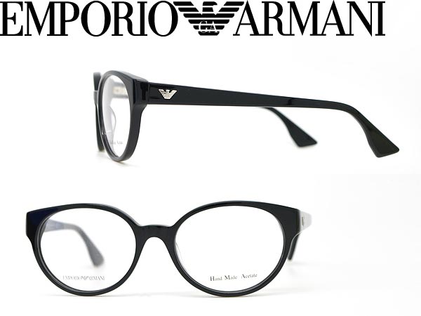 【カード決済OK！】【送料無料】眼鏡 EMPORIO ARMANI エンポリオアルマーニ メガネフレーム めがね ブラック EMP-EA-9664-807■■クレジットカード決済も可能！■■＜eコレクト＞佐川急便が玄関先で決済いたします。人気のEMPORIO ARMANIエンポリオアルマーニメガネフレーム・眼鏡！