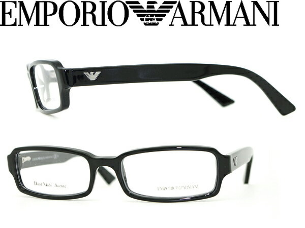 【カード決済OK！】【送料無料】EMPORIO ARMANI めがね ブラック エンポリオアルマーニ メガネフレーム 眼鏡 アイウェア EMP-EA-9836-807 WN0002