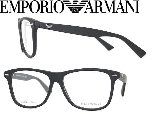 【カード決済OK！】【送料無料】眼鏡 エンポリオアルマーニ マットブラック EMPORIO ARMANI メガネフレーム めがね EMP-EA-9868-QHC WN0015