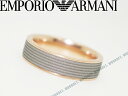 EMPORIO ARMANI リング・指輪 ゴールド×グレー...