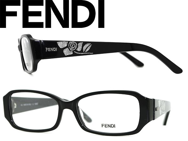 【カード決済OK！】【送料無料】FENDI めがね ブラック フェンディ メガネフレーム 眼鏡 アイウェア F-924-001 WN0009