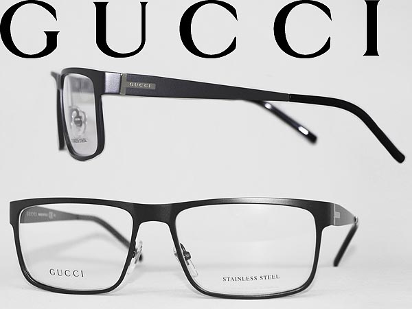 【カード決済OK！】【送料無料】GUCCI めがね マットブラック グッチ メガネフレーム 眼鏡 GUC-GG-2208-PDE WN0019