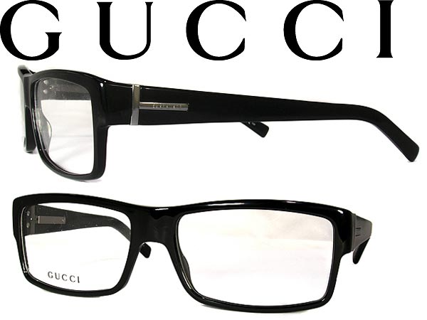 【カード決済OK！】【送料無料】グッチ ブラックメガネフレーム GUCCI 眼鏡 めがね アイウェア GUC-GG-1615-807