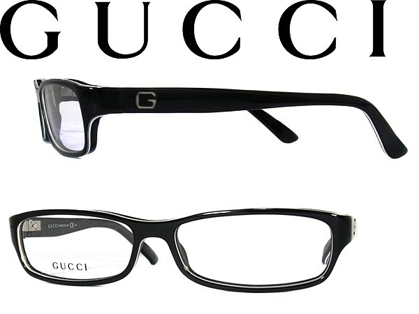 【カード決済OK！】【送料無料】GUCCI 眼鏡 メガネフレーム グッチ めがね アイウェア ブラック×ホワイト×グレー GUC-GG-1623-GRJ