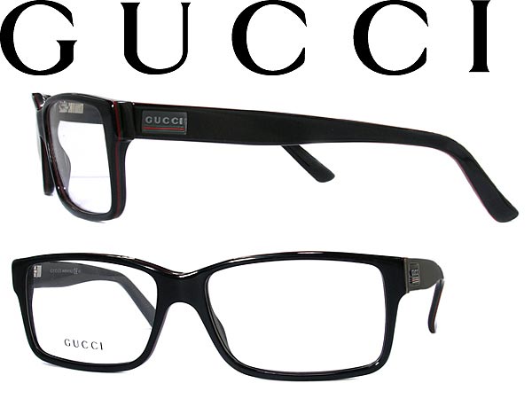 【カード決済OK！】【送料無料】GUCCI めがね メガネフレーム グッチ 眼鏡 アイウェア ブラック×レッド×グリーン GUC-GG-1625-GTW