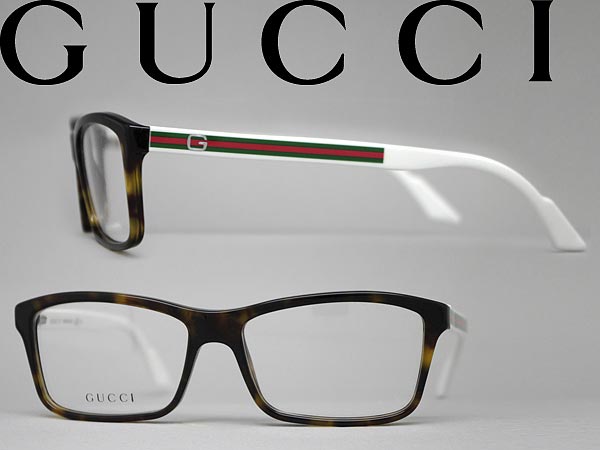 【カード決済OK！】【送料無料】めがね グッチ 鼈甲ブラウン×ホワイト GUCCI メガネフレーム 眼鏡 アイウェア GUC-GG-1645-73Z □■値下げ■□