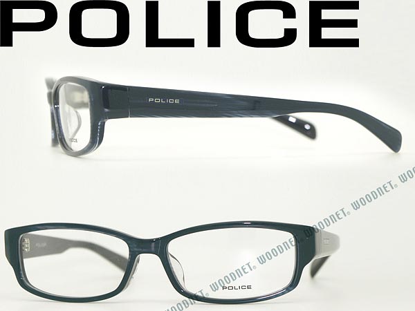 【送料無料】POLICE ポリス メガネフレーム マーブルブラック 眼鏡 めがね　POLI…...:woodnet:10010744