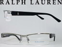 【カード決済OK！】【送料無料】RALPH LAUREN めがね シルバー ナイロール型 ラルフローレン POLO ポロ メガネフレーム 眼鏡 アイウェア 0PH-1058-9002 WN0015