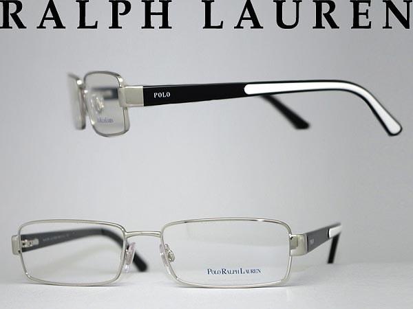【カード決済OK！】【送料無料】ラルフローレン めがね シルバー×ブラック RALPH LAUREN メガネフレーム 眼鏡 アイウェア 0PH-1084-9001 WN0049