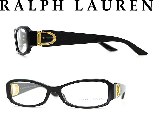 【カード決済OK！】【送料無料】眼鏡 RALPH LAUREN ブラック×ゴールド ラルフローレン メガネフレーム めがね アイウェア 0RL-6070-5001 WN0011