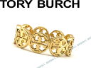 TORY BURCH トリーバーチ ロゴ ゴールド リング・...