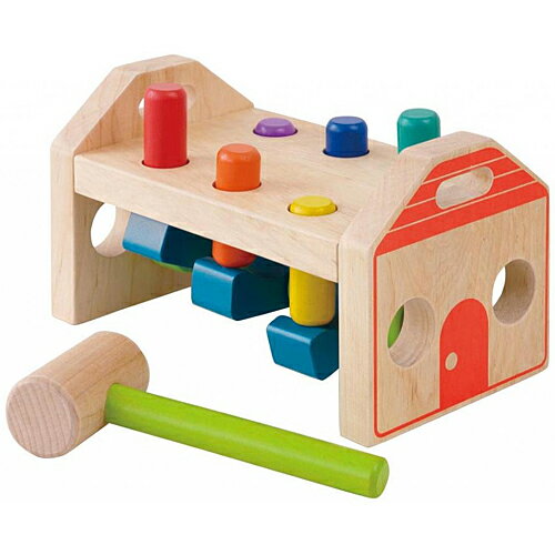 トンぴょこハンマー 　エドインター社の木のおもちゃ　木製 木 おもちゃ 知育玩具
