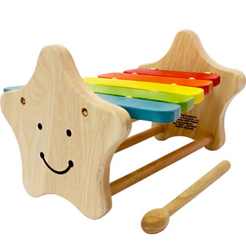 スマイリーシロフォン楽器 おもちゃ 木 音楽 シロホン シロフォン 木琴 赤ちゃん ベビー…...:woodpal:10002900
