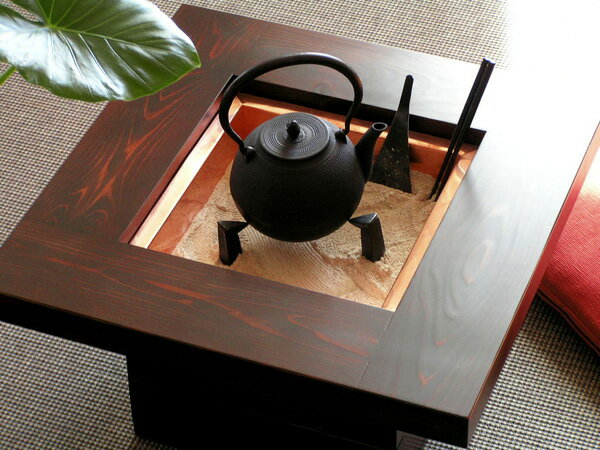 【送料無料】 杉の角火鉢セット（五徳、火箸、灰ならし、木炭灰付き）...:woodspace:10000713