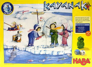ハバ社ボードゲーム　カヤナック1994年ドイツゲーム大賞子どもゲーム賞受賞作品