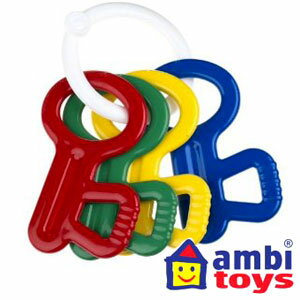 アンビトイズ(Ambi Toys)ラトルキー子どもが大好きな4つのカギどこのドアを開けようかな？