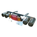 ラジオフライヤーカスタムパーツBIKE PLATE STAY WMUFFLER LIGHT