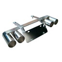 ラジオフライヤーカスタムパーツBIKE PLATE STAY W-MUFFLER