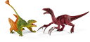 シュライヒ(Schleich)恐竜ディモルフォドンとテリジノサウルス(小) フィギュア 41425