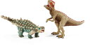 シュライヒ(Schleich)恐竜サイカニアとギガノトサウルス (小) フィギュア 41426