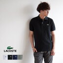 (L1212A)LACOSTE(ラコステ)POLO SHIRT(コットン鹿の子ポロシャツ)【ゆうパケット対応可・ゆうパケット送料無料】【佐川急便送料無料】 D
