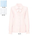 事務服・制服・オフィスウェア ヌーヴォ SB7504 ブラウス/リボン付(長袖) 9号・ピンク3