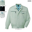 作業服 作業着 自重堂 84000 長袖ブルゾン L・アースグリーン039
