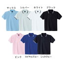 作業着 作業服 自重堂 85274 吸汗速乾半袖ポロシャツ 4L シルバー36