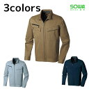 【4L】【SOWA(桑和)】【秋冬作業服】長袖ブルゾン 6443