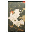 のれん 伊藤若冲 老松白鶏図 約85cm×約150cm (91243)