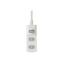 【送料無料】(まとめ)朝日電器 ELPA 扉付きタップ3個口3m WBS-T3030B(W) 【×5セット】