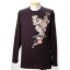 【送料無料】語れる立体和柄ロングTシャツ S-1976/花虎 L(NP)