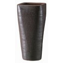 【4個入】 タイ製 陶器 植木鉢/プランター 【高さ34cm】 底穴あり 耐寒仕様 『Cha-Cha ロング』 〔園芸 ガーデニング用品〕