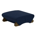 【送料無料】デザイン座椅子 脚:ダーク/布:ネイビー 【Mona.Dee モナディー】WAS-F